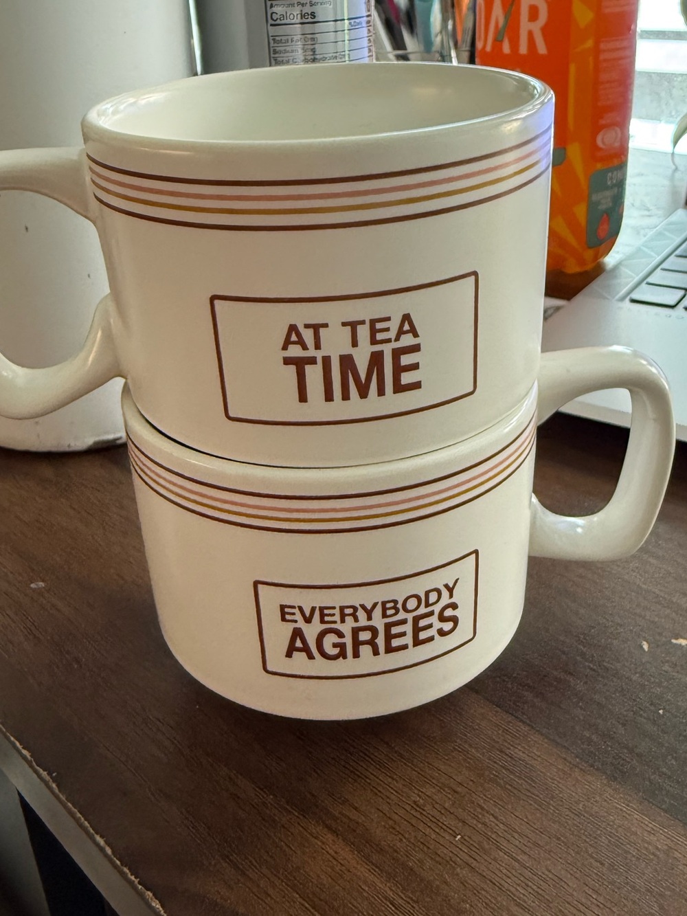 TAYLOR SWIFT TEA TIME MUGS Stackable Tea Mugs